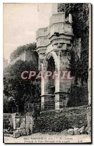 Ansichtskarte AK Amboise I et L le Chateau Porte de la Tour Hurtault et la loggia