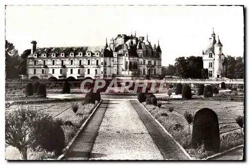 Ansichtskarte AK Le Chateau de Chenonceaux I et L les Jardins