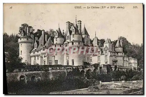 Cartes postales Usse le Chateau Xv et XVI siecle