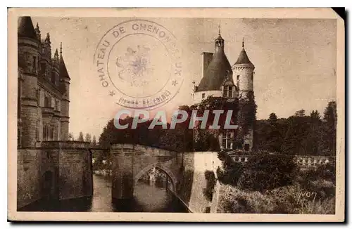 Ansichtskarte AK La Douce France Chateaux de la Loire Chateau de Chenonceaux Tour des Marques