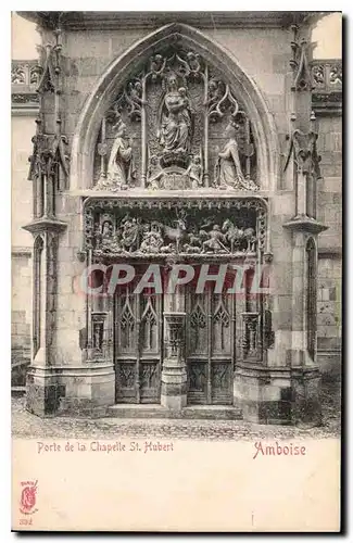 Ansichtskarte AK Porte de la Chapelle St Hubert Amboise