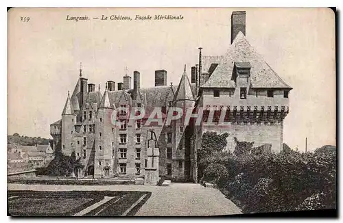 Ansichtskarte AK Langeais Le Chateau Facade Meridionale
