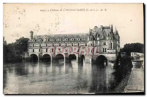 Cartes postales Chateau de Chenonceaux I et L