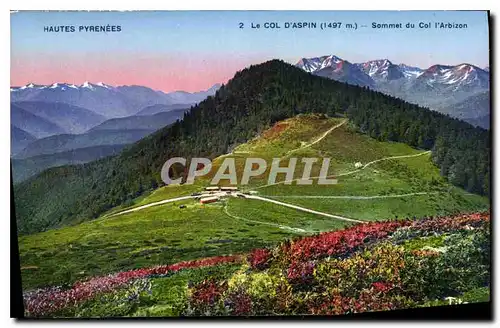 Ansichtskarte AK Hautes Pyrenees Le Col d'Aspin Sommet du Col l'Arbizon