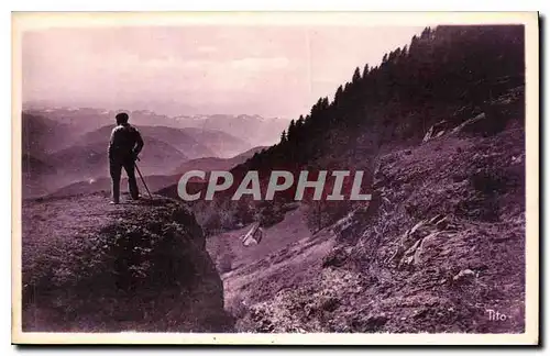 Ansichtskarte AK Route res Pyrenees Vue prise du Col d'Aspin sur les Montagnes d'Aure