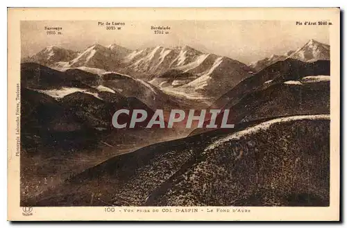 Ansichtskarte AK Vue prise du Col d'Aspin le Fond D'Aure