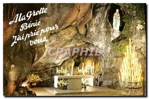 Ansichtskarte AK Lourdes La Grotte Miraculeuse