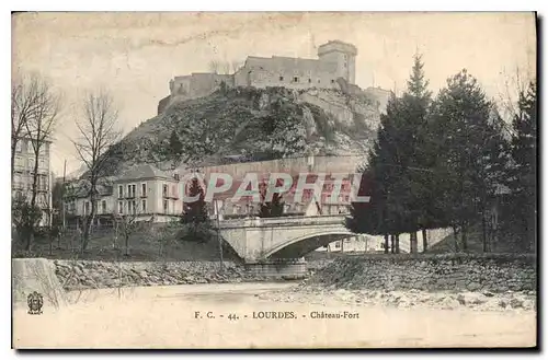 Cartes postales Lourdes Chateau Fort