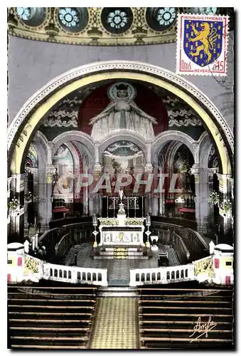 Ansichtskarte AK Lourdes Interieur de l'Eglise du Rosaire