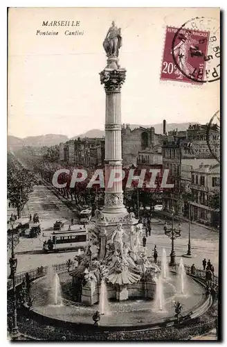 Cartes postales Marseille Fontaine Cantini