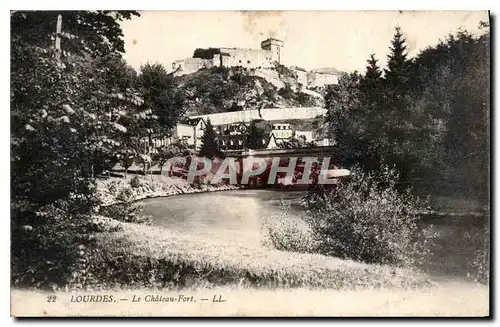 Cartes postales Lourdes Le Chateau Fort