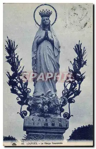 Cartes postales Lourdes La Vierge Couronnee