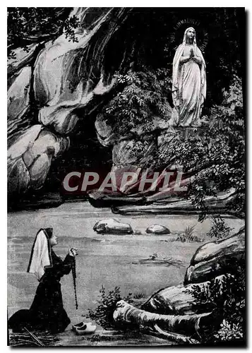 Cartes postales Lourdes L'apparition