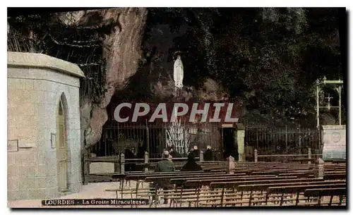 Cartes postales Lourdes La Grotte Miraculeuse