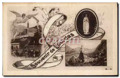 Cartes postales Souvenir de Lourdes