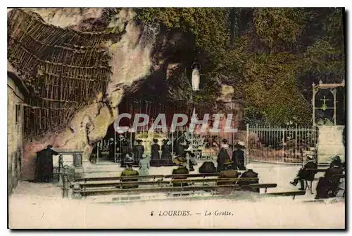 Cartes postales Lourdes La Grotte