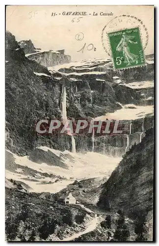 Cartes postales Gavarnie La Cascade