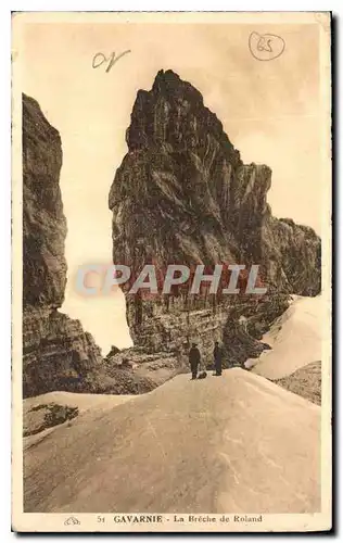 Cartes postales Gavarnie La Breche de Roland