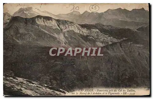 Ansichtskarte AK Gavarnie Panorama pris du Col du Taillon sur le Massif de l'Ardiden et le Vignemale