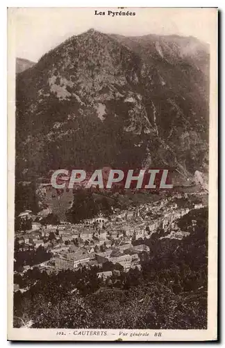 Cartes postales Les Pyrenees Cauterets Vue generale