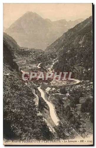 Ansichtskarte AK Route de Pierrefitte a Cauterets Le Limacon