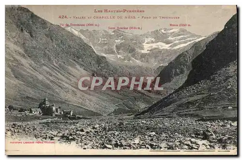 Ansichtskarte AK Les Hautes Pyrenees Vallee et Chapelle de Heas