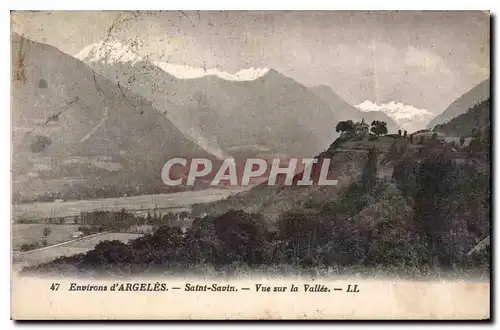 Ansichtskarte AK Environs d'Argeles Saint savin Vue sur la Vallee