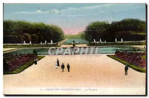 Ansichtskarte AK Palais de Fontainebleau Le Parterre