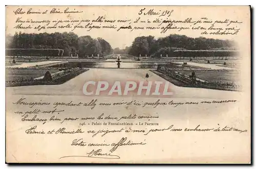 Cartes postales Palais de Fontainebleau Le Parterre