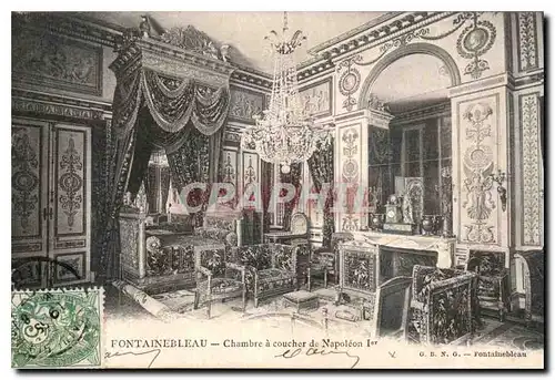 Cartes postales Fontainebleau Chambre a coucher de Napoleon I