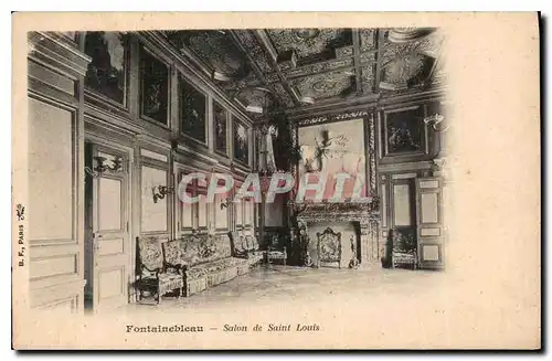 Cartes postales Fontainebleau Salon de Saint Louis