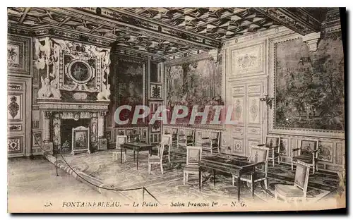 Ansichtskarte AK Fontainebleau Le Palais Salon Francois I