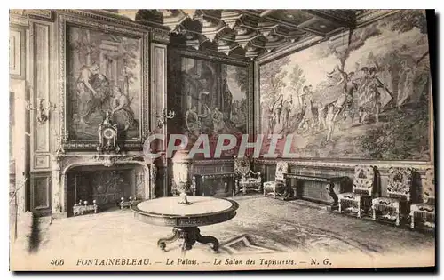 Cartes postales Fontainebleau Le Palais Le Salon des Tapisseries