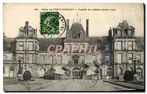 Ansichtskarte AK Palais de Fontainebleau Facade du Chateau autre vue