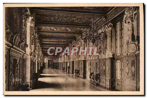 Ansichtskarte AK La Douce France Fontainebleau S et M le Palais Galerie Francois Ier