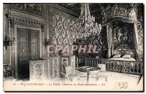 Cartes postales Fontainebleau le Palais Chambre de Marie Antoinette