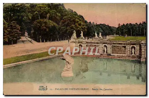 Ansichtskarte AK Palais de Fontainebleau Bassin des Cascades