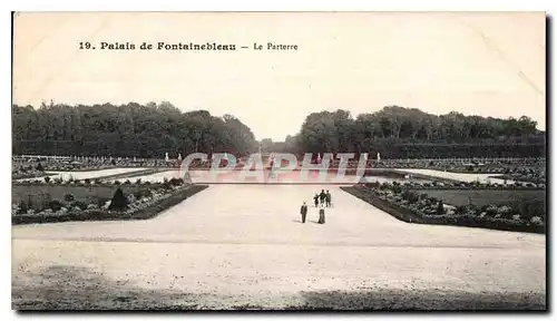 Ansichtskarte AK Palais de Fontainebleau le Parterre