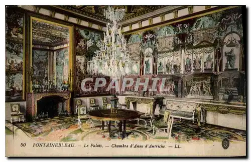 Cartes postales Fontainebleau le Palais Chambre d'Anne d'Autriche