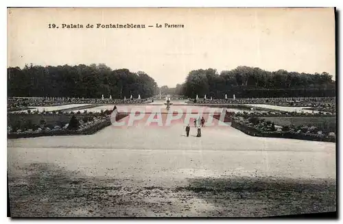 Ansichtskarte AK Palais de Fontainebleau le Parterre