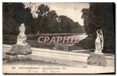 Cartes postales Fontainebleau Vue sur le Caral