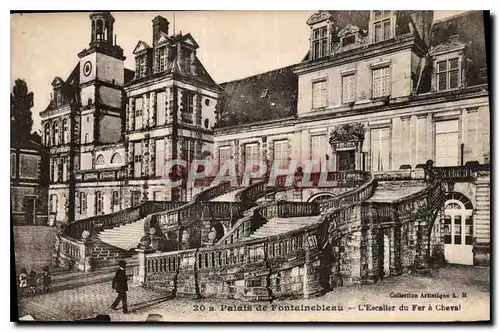 Ansichtskarte AK Palais de Fontainebleau L'Escalier du Fer a Cheval