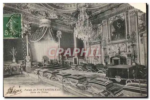 Cartes postales Palais de Fontainebleau Salle du Trone