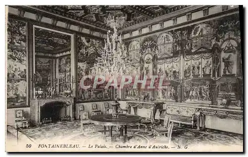 Cartes postales Fontainebleau Le Palais Chambre d'Anne d'Autriche