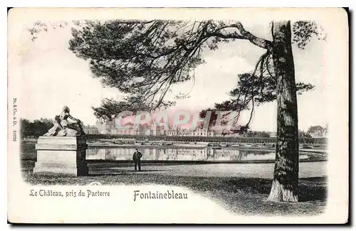 Cartes postales Le Chateau pris du Parterre Fontainebleau