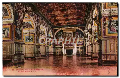 Ansichtskarte AK Chateau de Fontainebleau Galerie Henri II