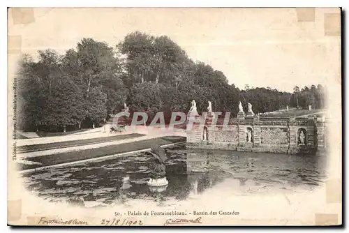 Ansichtskarte AK Palais de Fontainebleau Bassin des Cascades