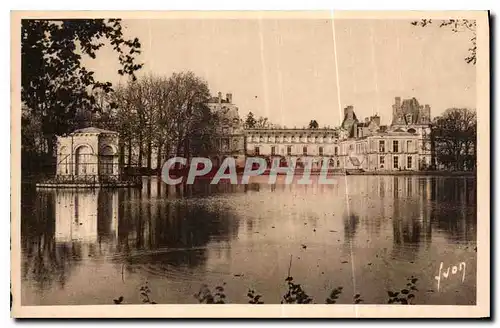 Ansichtskarte AK Fontainebleau S et M le palais l'Etang aux Carpes le Pavillon de l'Empereur