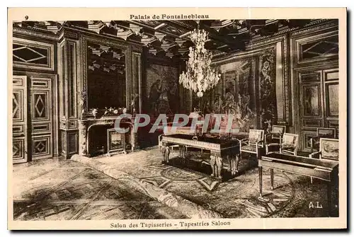 Cartes postales Palais de Fontainebleau Salon des Tapisseries