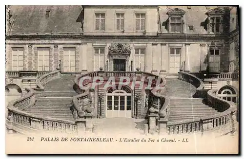 Ansichtskarte AK Palais de Fontainebleau l'Escalier du Fer a Cheval